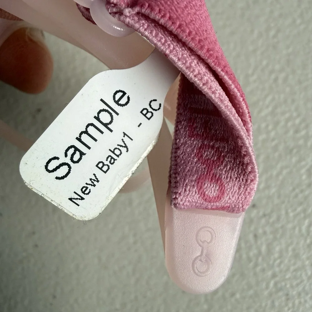 MIRAFLEX New Baby‎ Girl Clear Pink Neutral Frames Eyeglasses 39-14 Sample Italy
